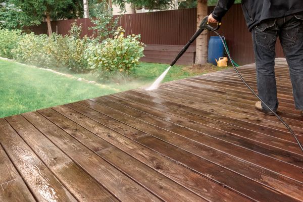 Deck Powerwashing And Staining