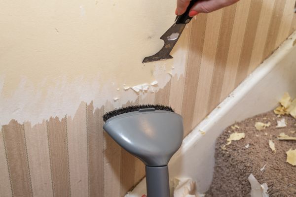 Bedroom Wallpaper Removal