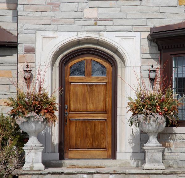 Exterior Door Staining