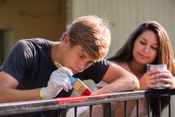 Iron Fence Painting Service