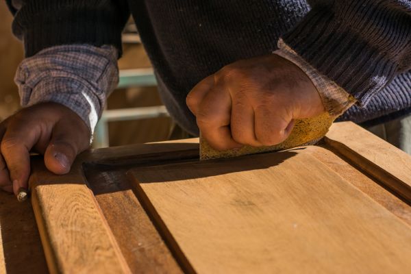 Cabinet Door Paint Stripping