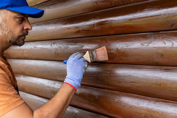 Cedar Siding Staining
