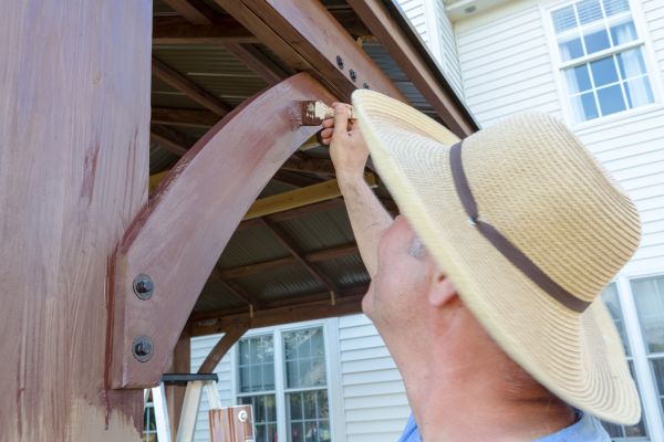 Cedar Siding Staining