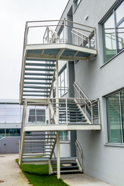 Balcony Stairs Painting
