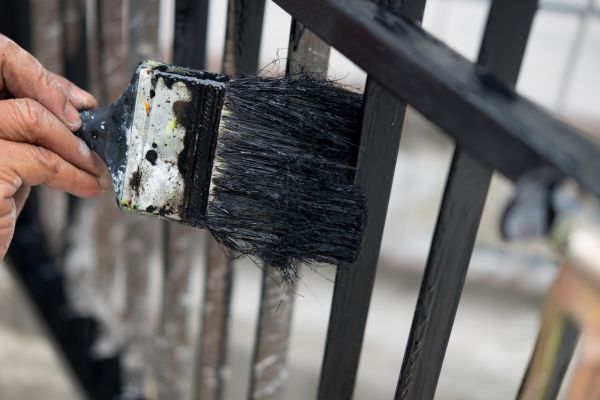 Aluminum Fence Painting