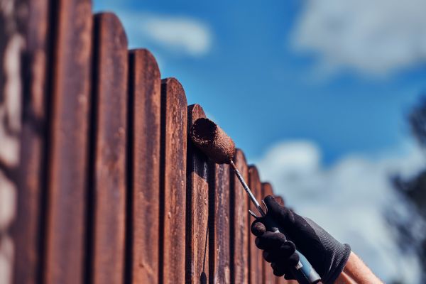 Aluminum Fence Painting