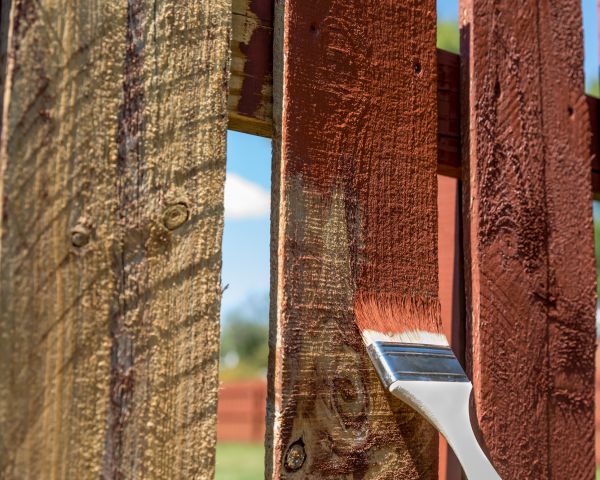 Aluminum Fence Painting