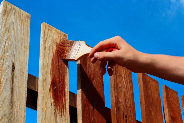 Aluminum Fence Painting