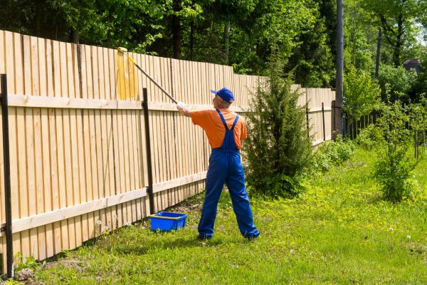 Aluminum Fence Painting