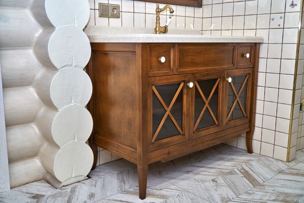 Bathroom Vanity Staining