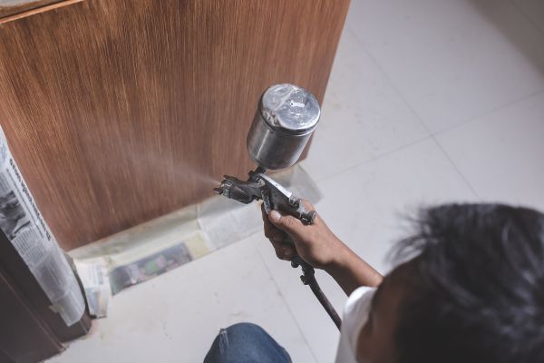 Bathroom Cabinet Refinishing