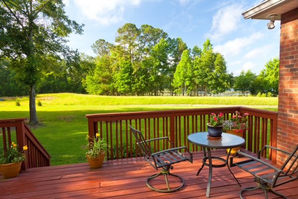 Deck Railing Painting