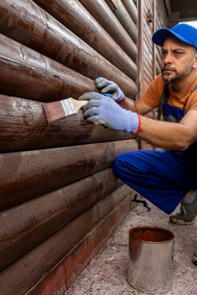 Exterior House Staining