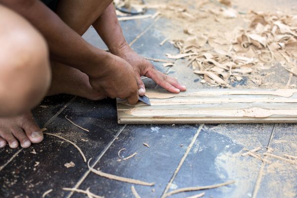 Cabinet Wood Stripping