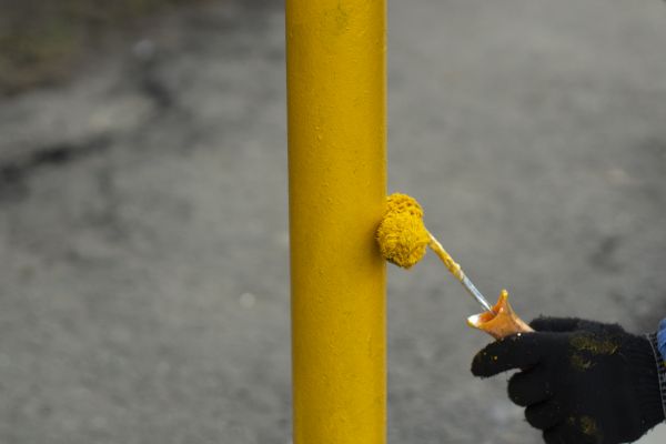 Bollard Painting